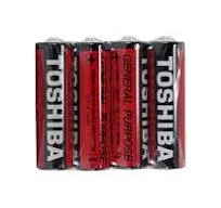 Original Toshiba Red AA Cell 1.5V 4Cell