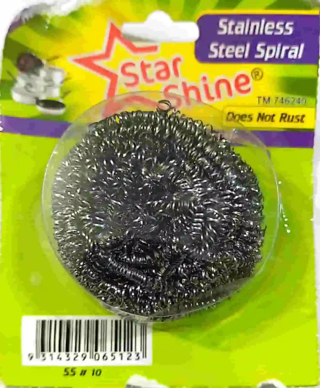 Star Shine Stainless Steel Spiral