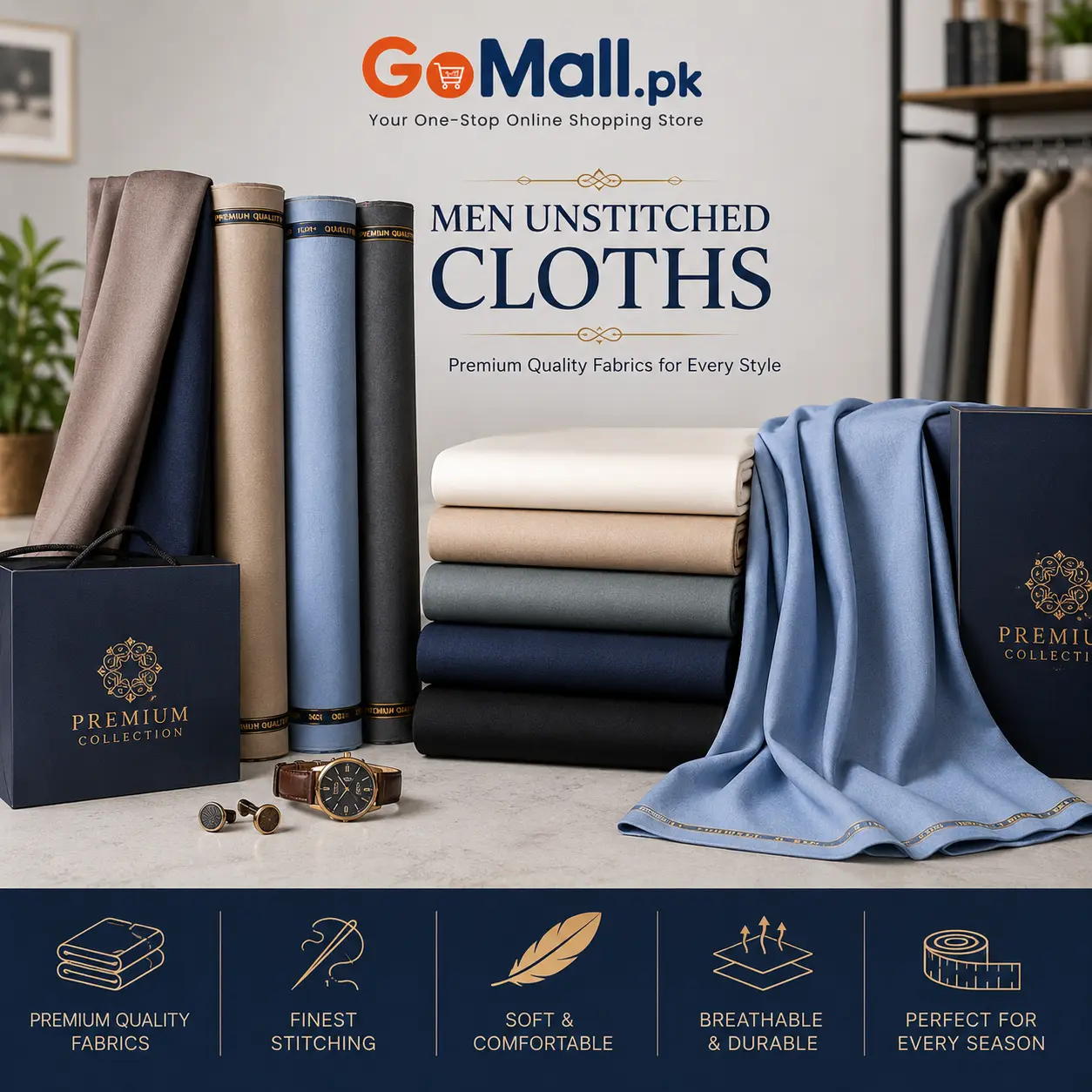 Unstitched Men Cloth